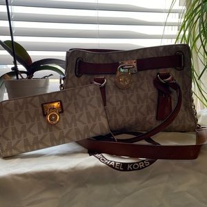 Michael Kors handbag and wallet.
